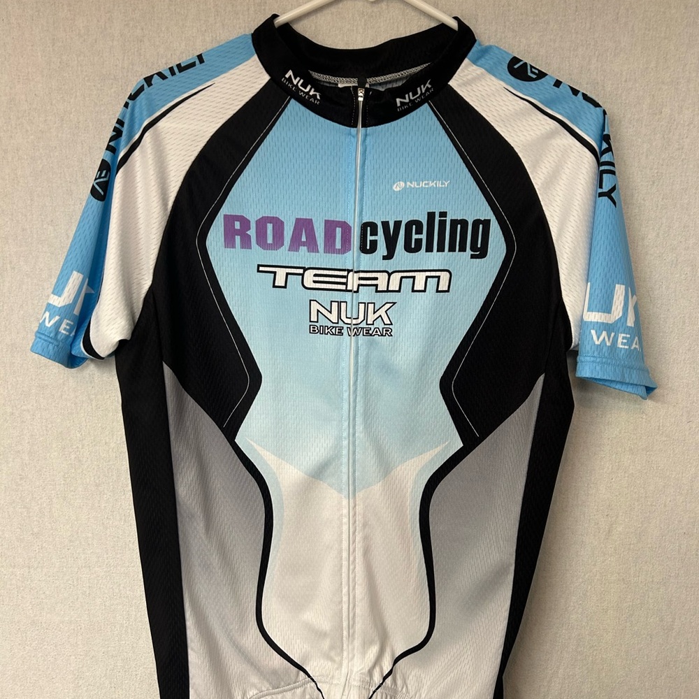 Team Women's Cycling Jersey - Blue and Black